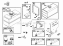 Fuel Tank Grp Diagram and Parts List for  Briggs and Stratton Engine